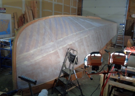 Keel roughed in